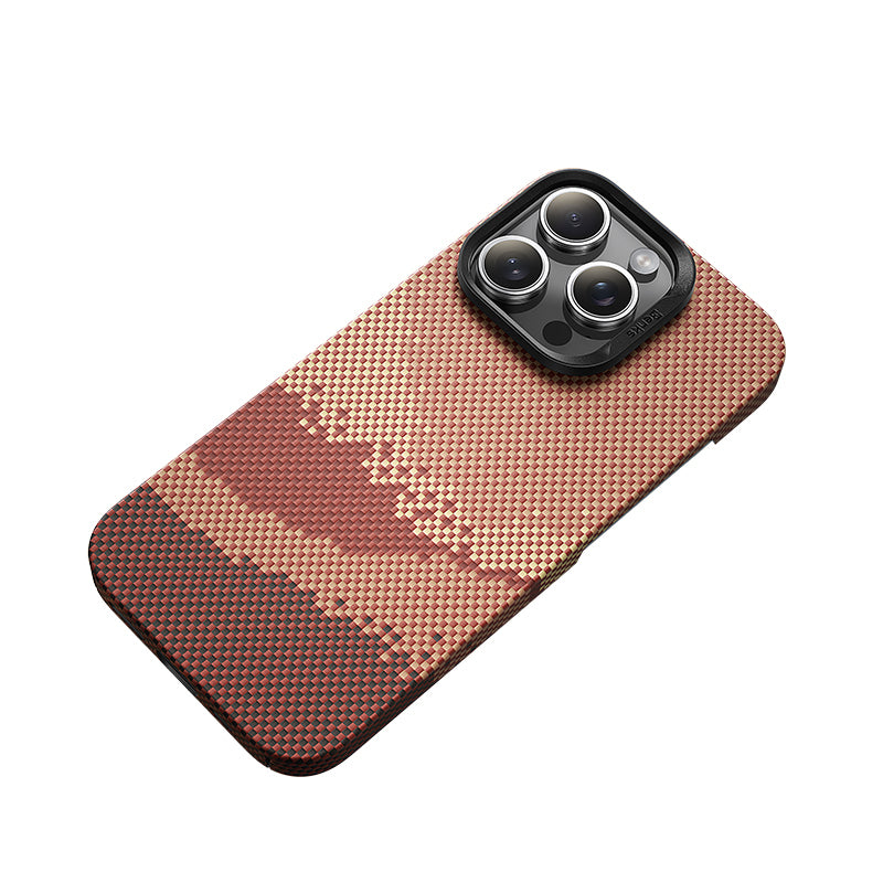 Benks GoldenTide ArmorAir 600D iPhone 16 Pro M-safe Kevlar Kılıf Benks GoldenTide ArmorAir 600D iPhone 16 Pro M-safe Kevlar Kılıf